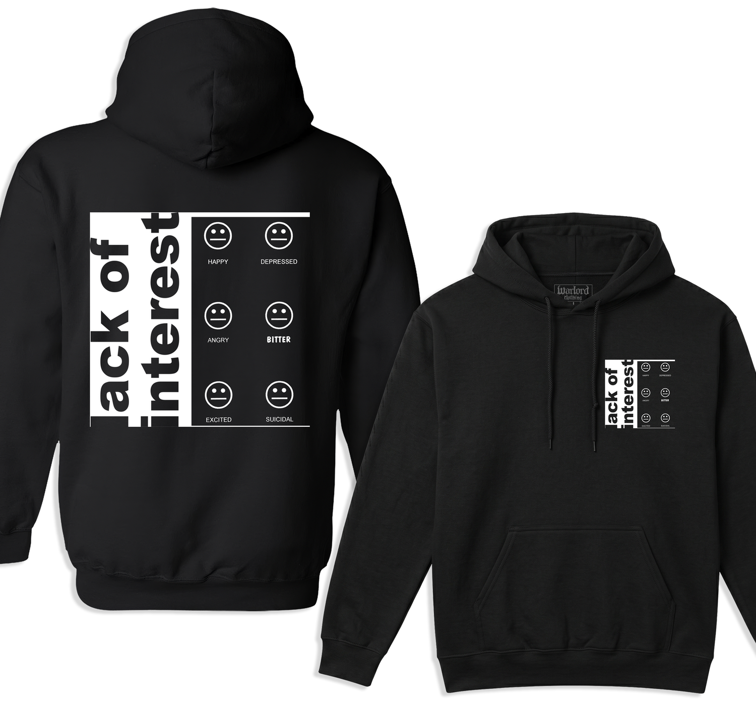 Lack Of Interest - Pullover Hoodie