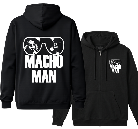 Macho Man - Zipper Hoodie