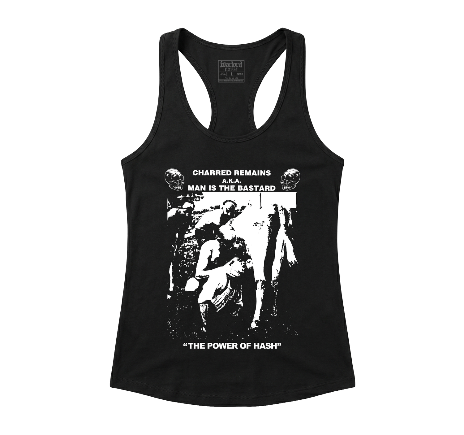 Man Is The Bastard - Racerback Tank
