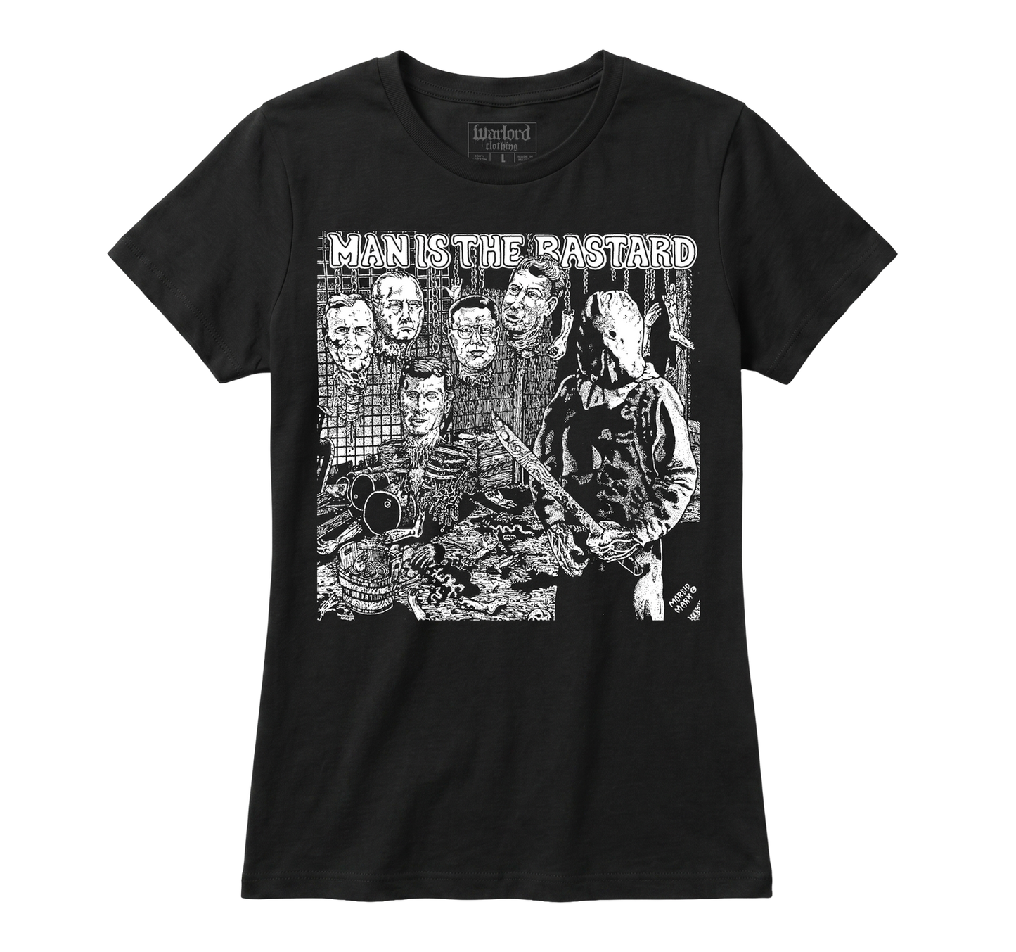 Man Is The Bastard - Girlie Tee
