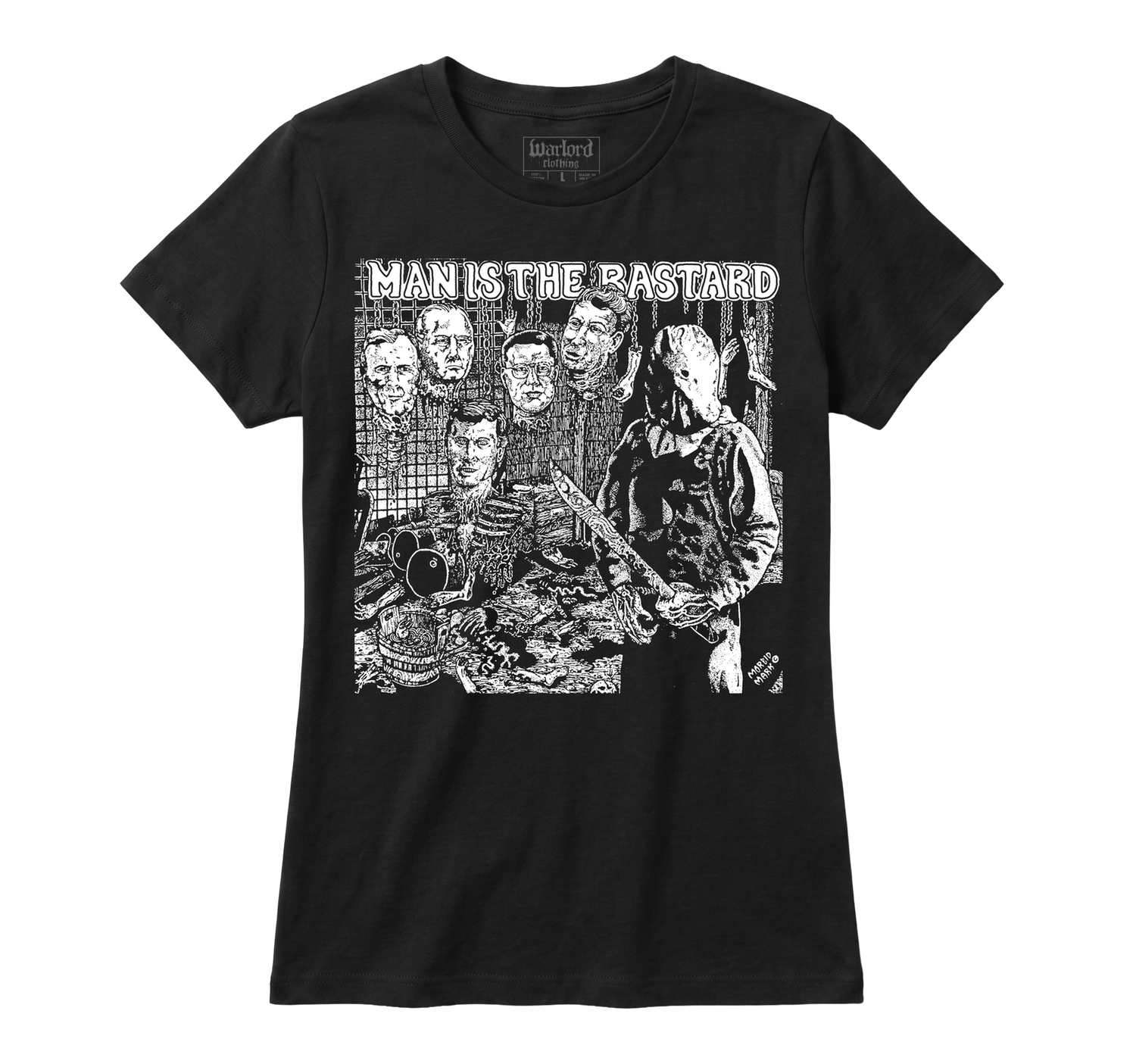 Man Is The Bastard - Girlie Tee