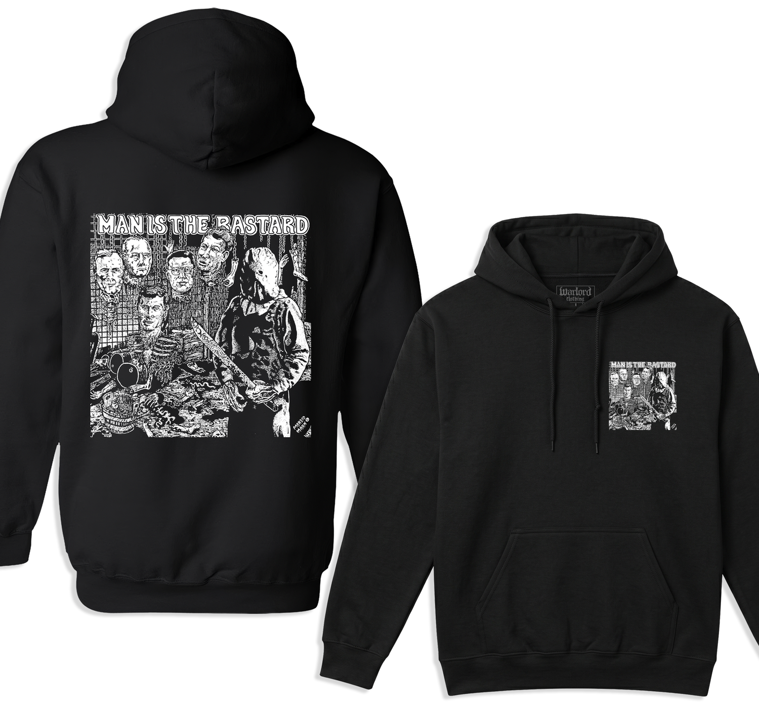 Man Is The Bastard - Pullover Hoodie