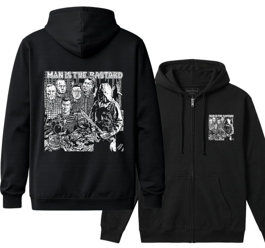 Man Is The Bastard - Zipper Hoodie