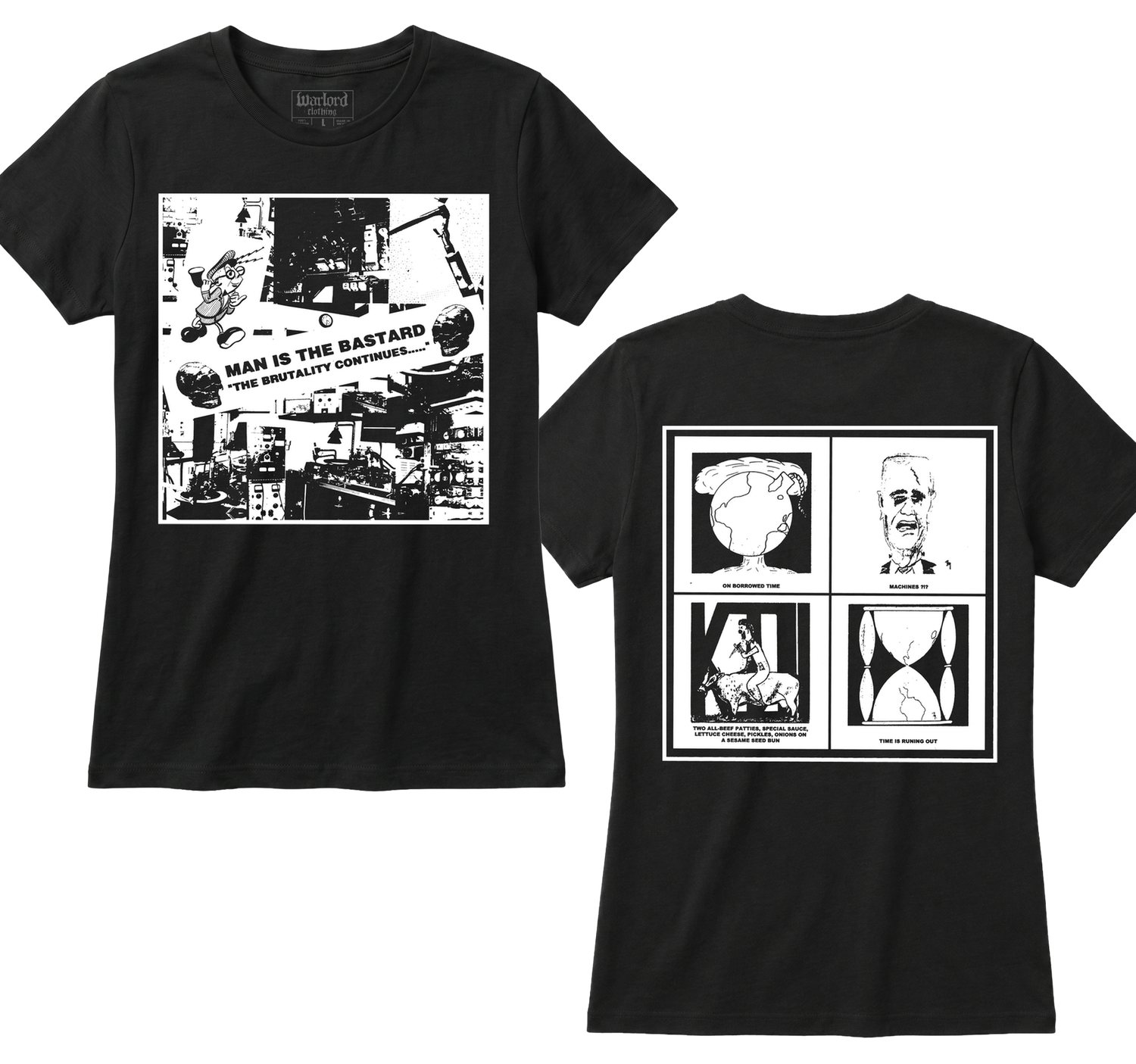 Man Is The Bastard - Girlie Tee