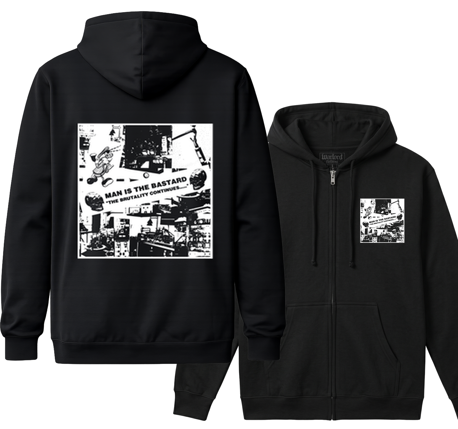 Man Is The Bastard - Zipper Hoodie
