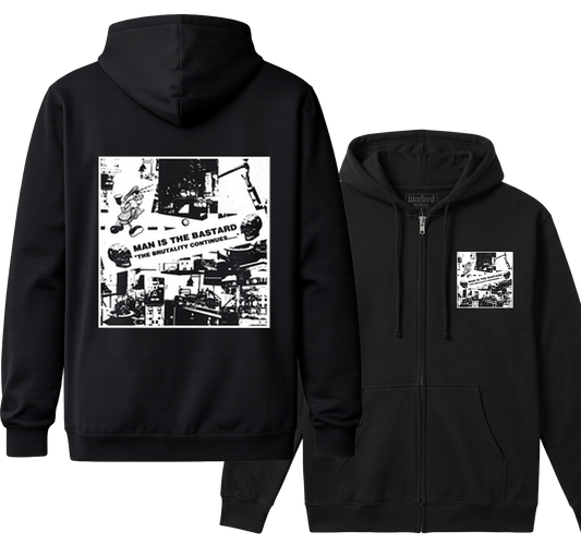 Man Is The Bastard - Zipper Hoodie