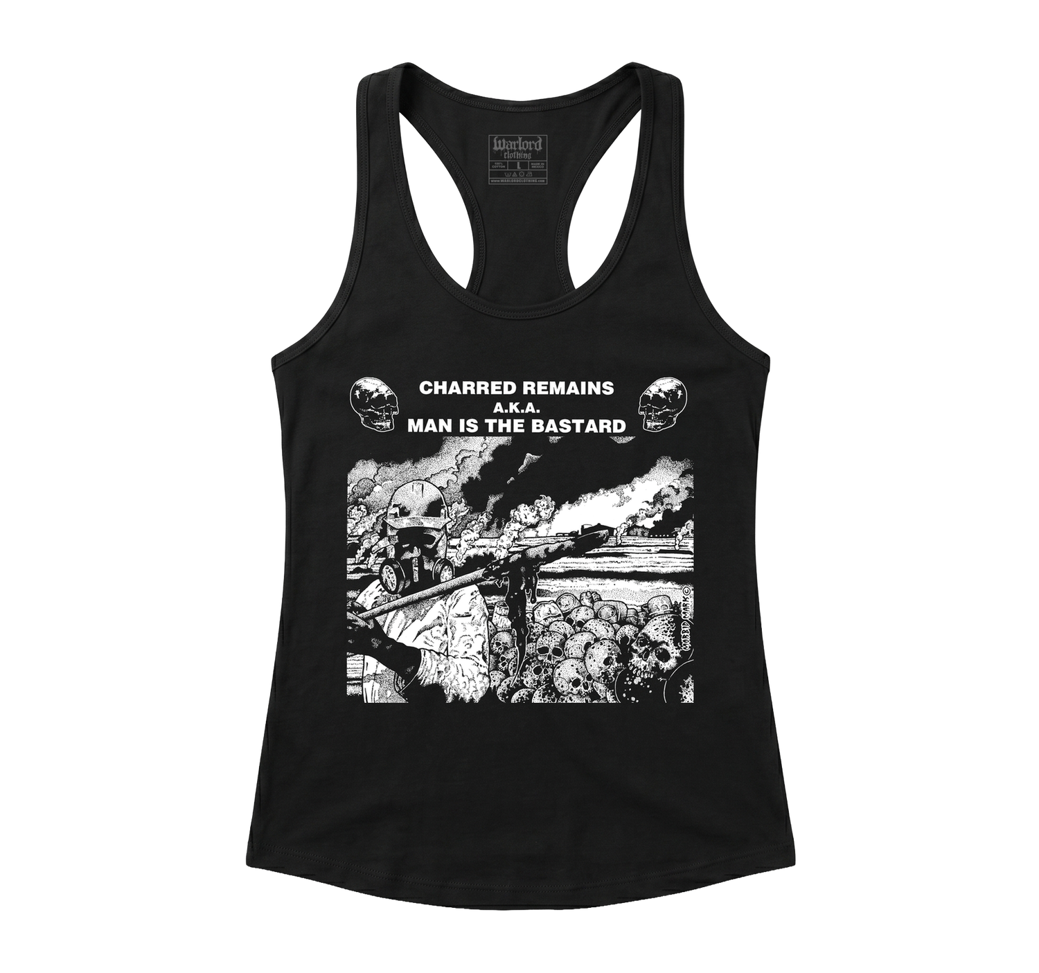 Man Is The Bastard - Racerback Tank