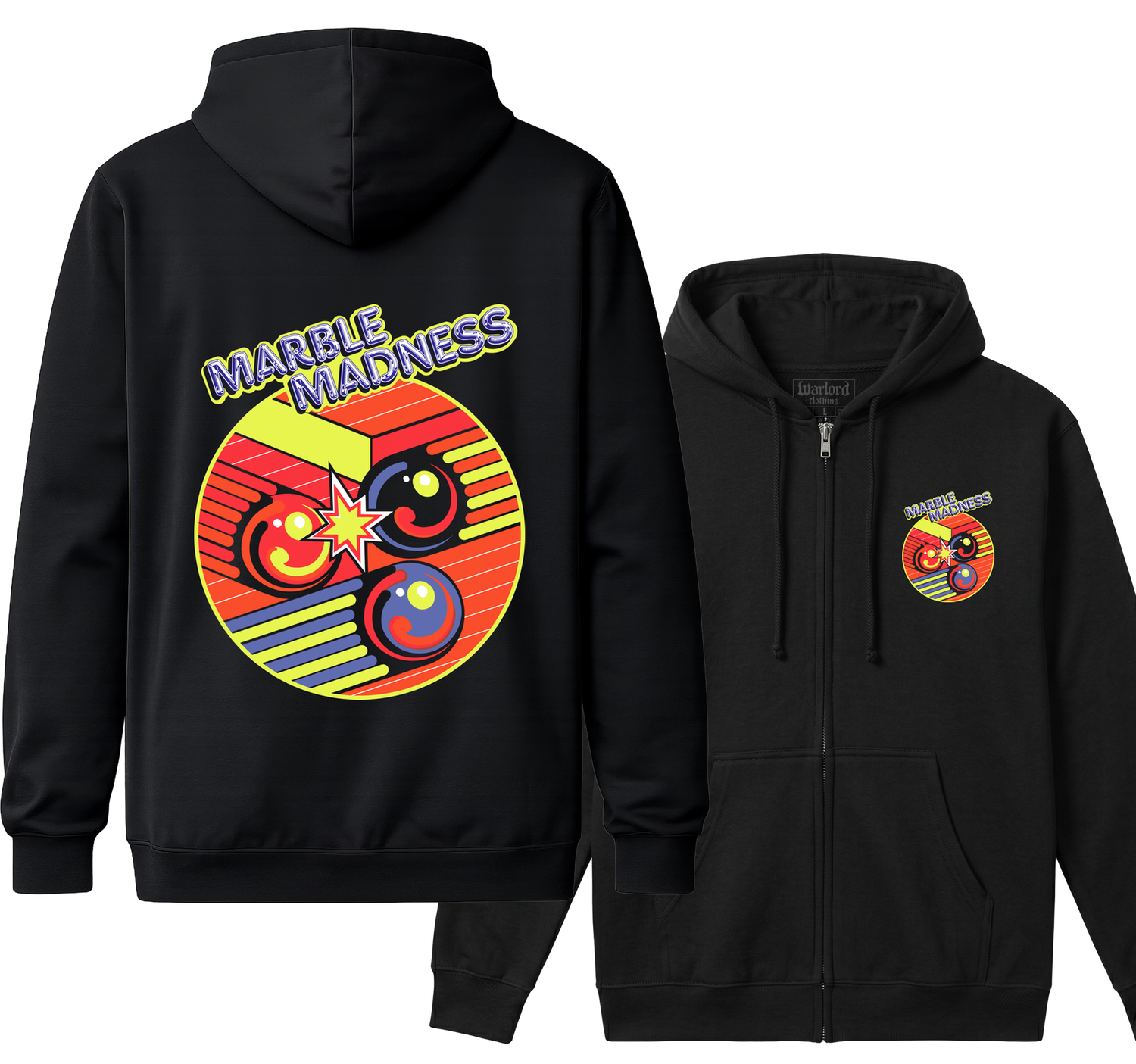 Marble Madness - Zipper Hoodie