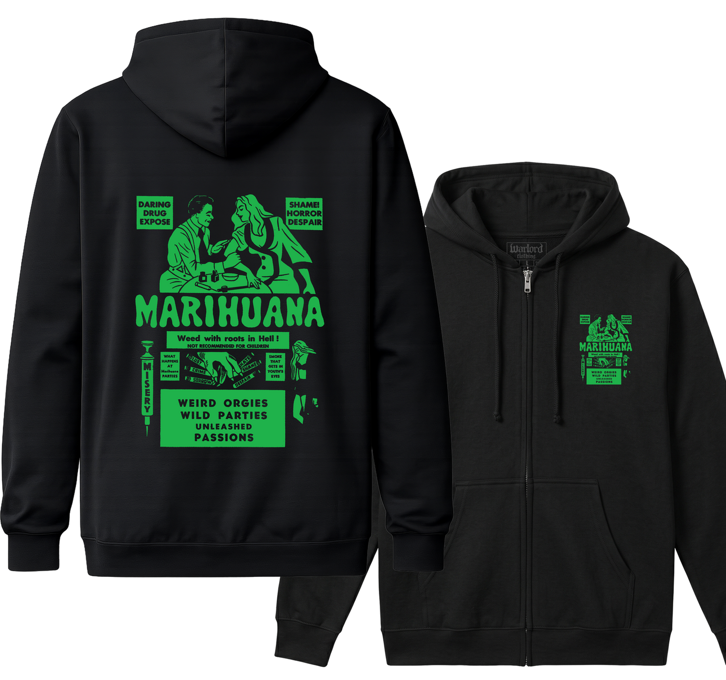 Marihuana - Zipper Hoodie