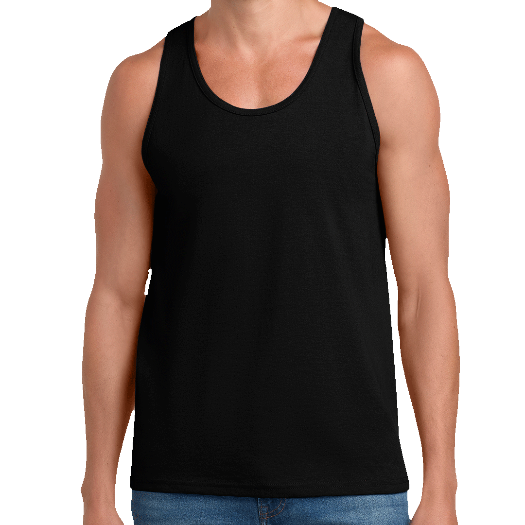 Men's tank front fit