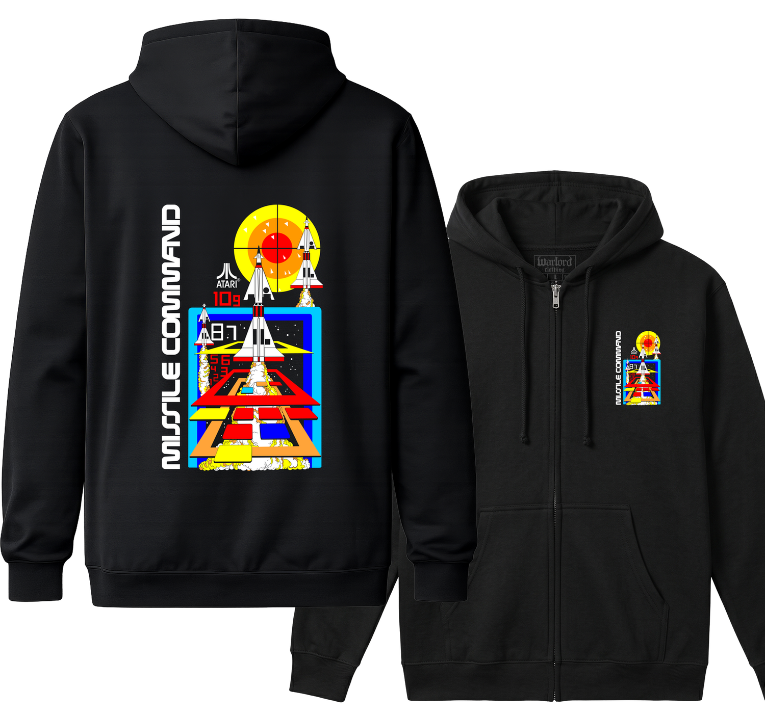 Missile Command - Zipper Hoodie