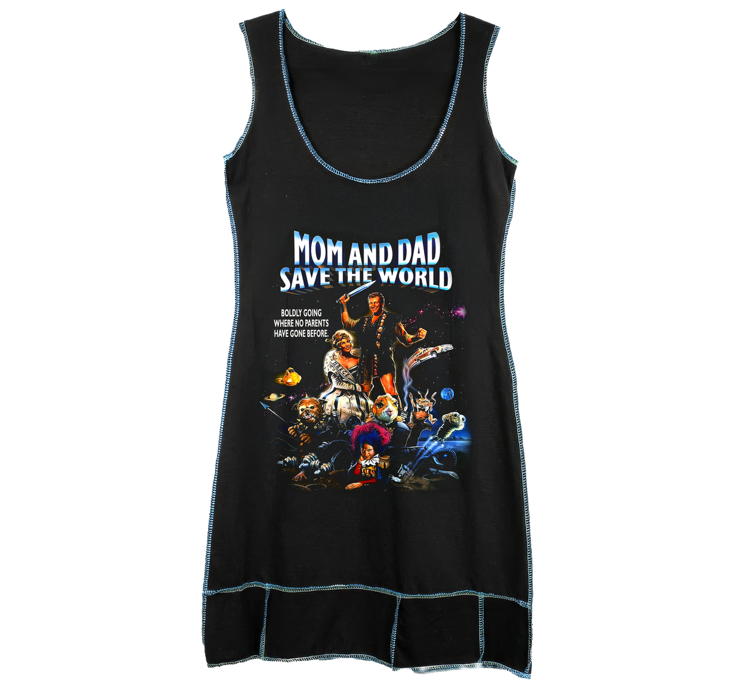 Mom and Dad Save The World - T-Shirt Dress