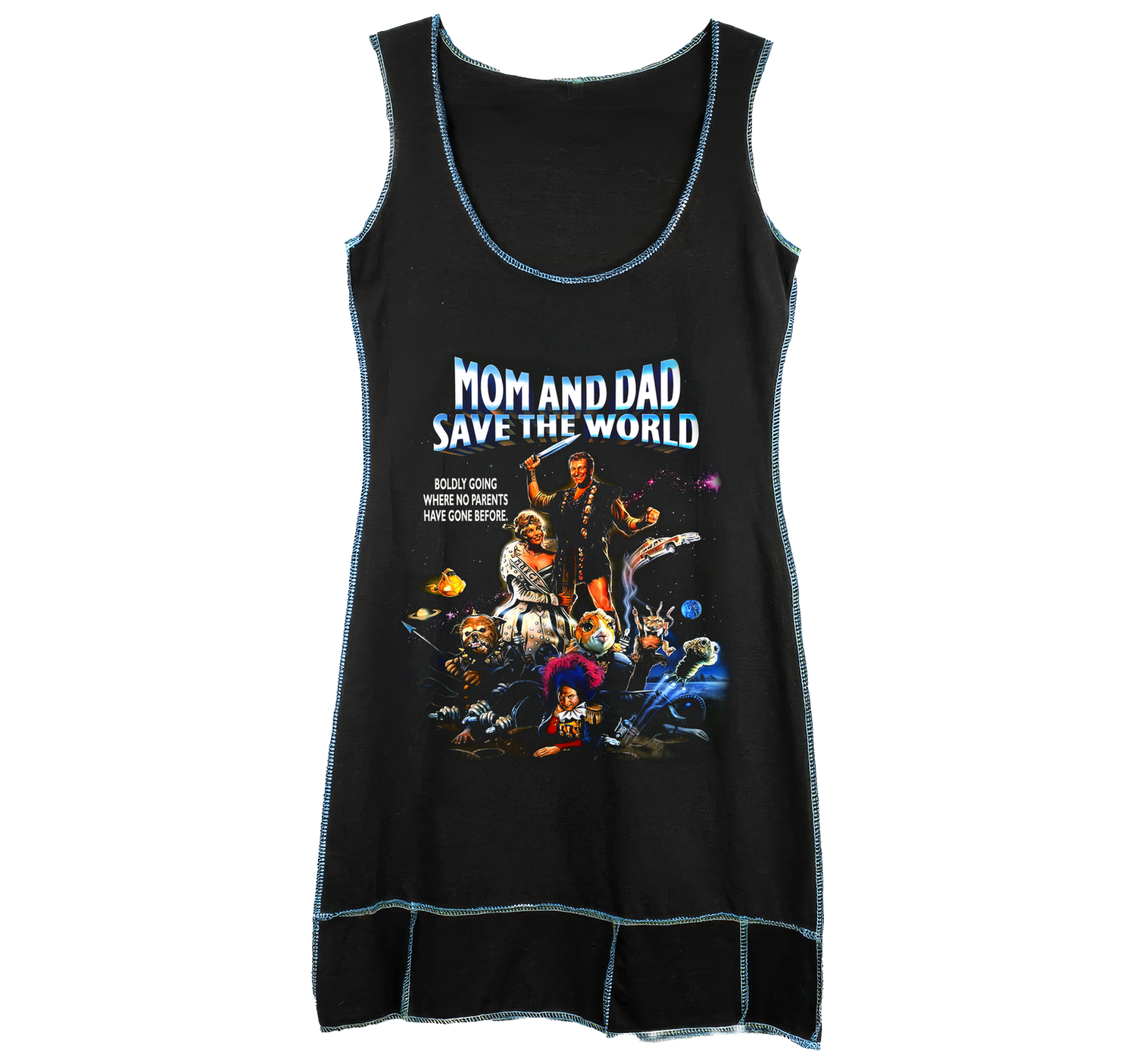 Mom and Dad Save The World - T-Shirt Dress