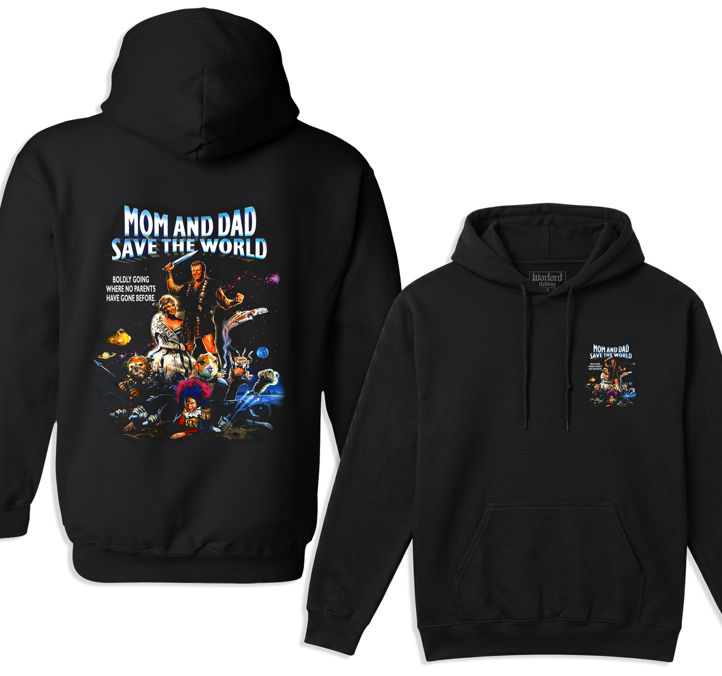 Mom and Dad Save The World - Pullover Hoodie