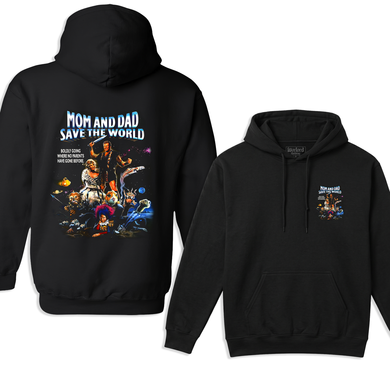 Mom and Dad Save The World - Pullover Hoodie