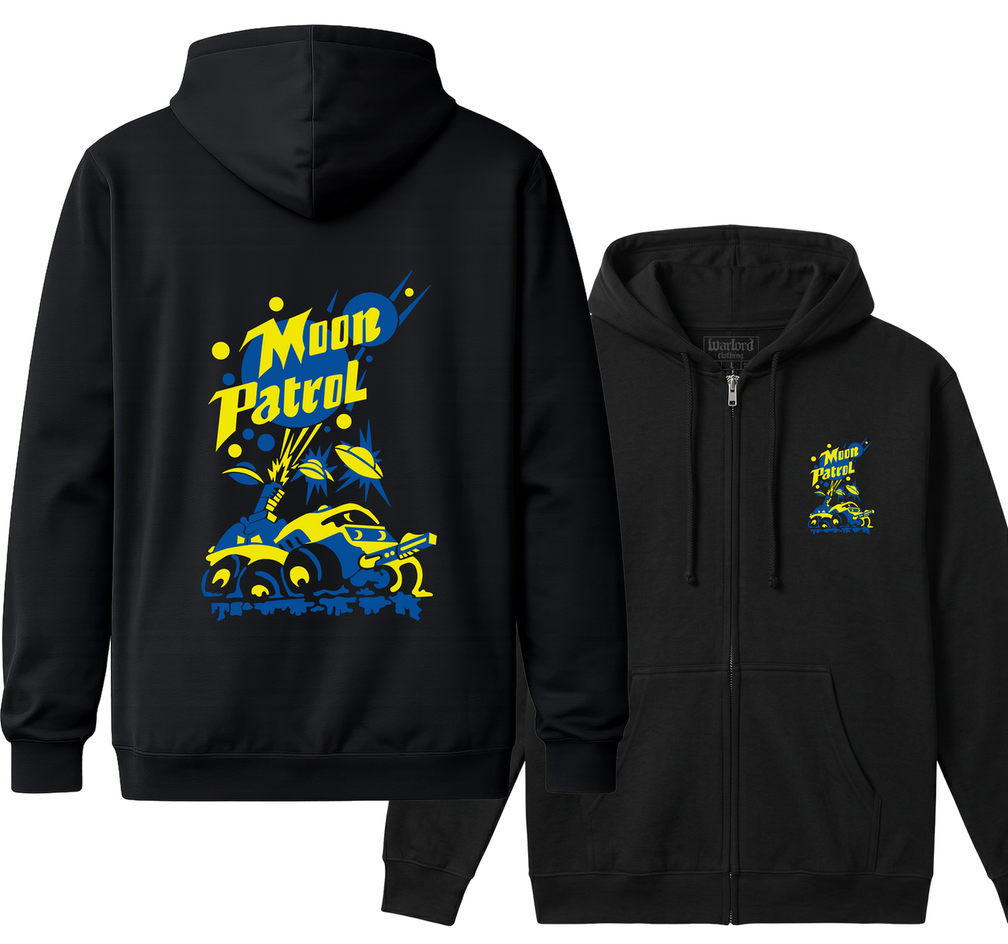 Moon Patrol - Zipper Hoodie