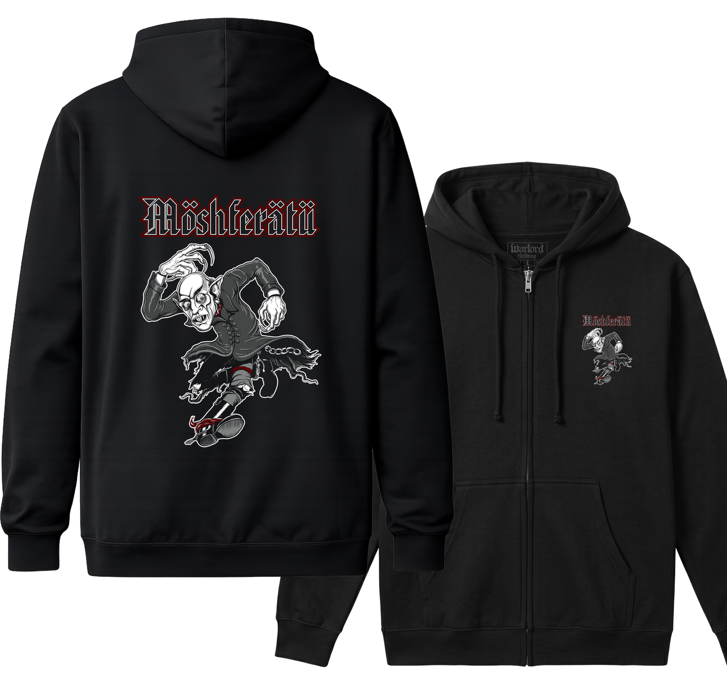 Moshferatu - Zipper Hoodie