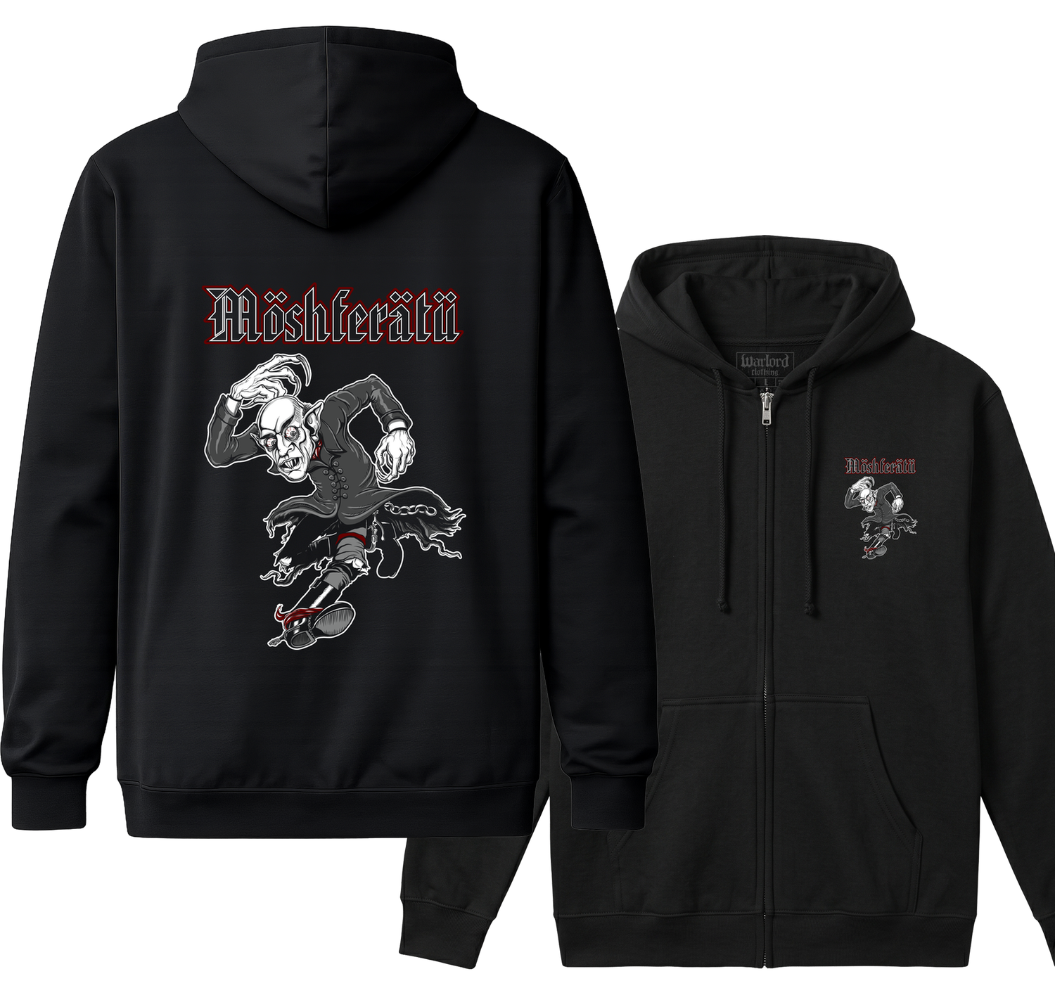 Moshferatu - Zipper Hoodie