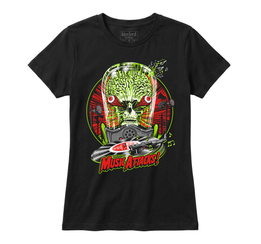 Music Attacks - Girlie Tee