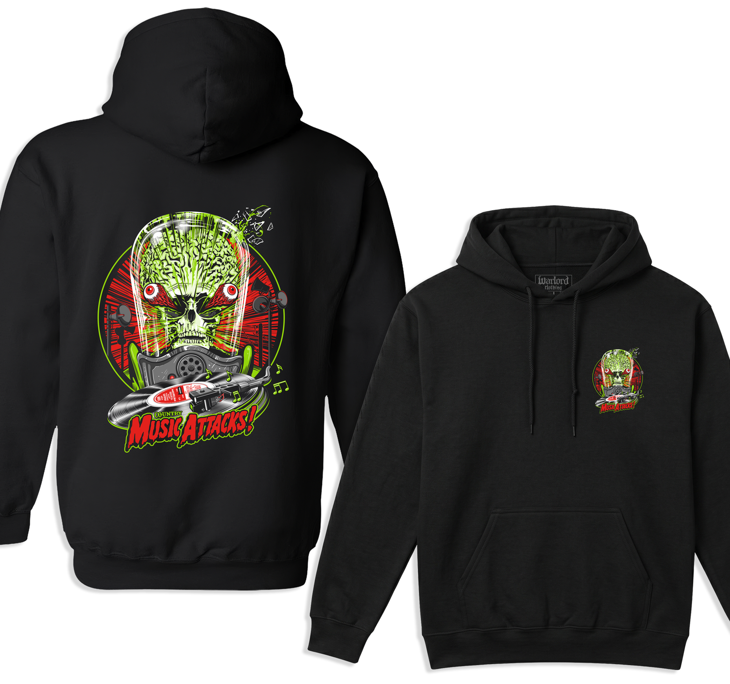Music Attacks - Pullover Hoodie