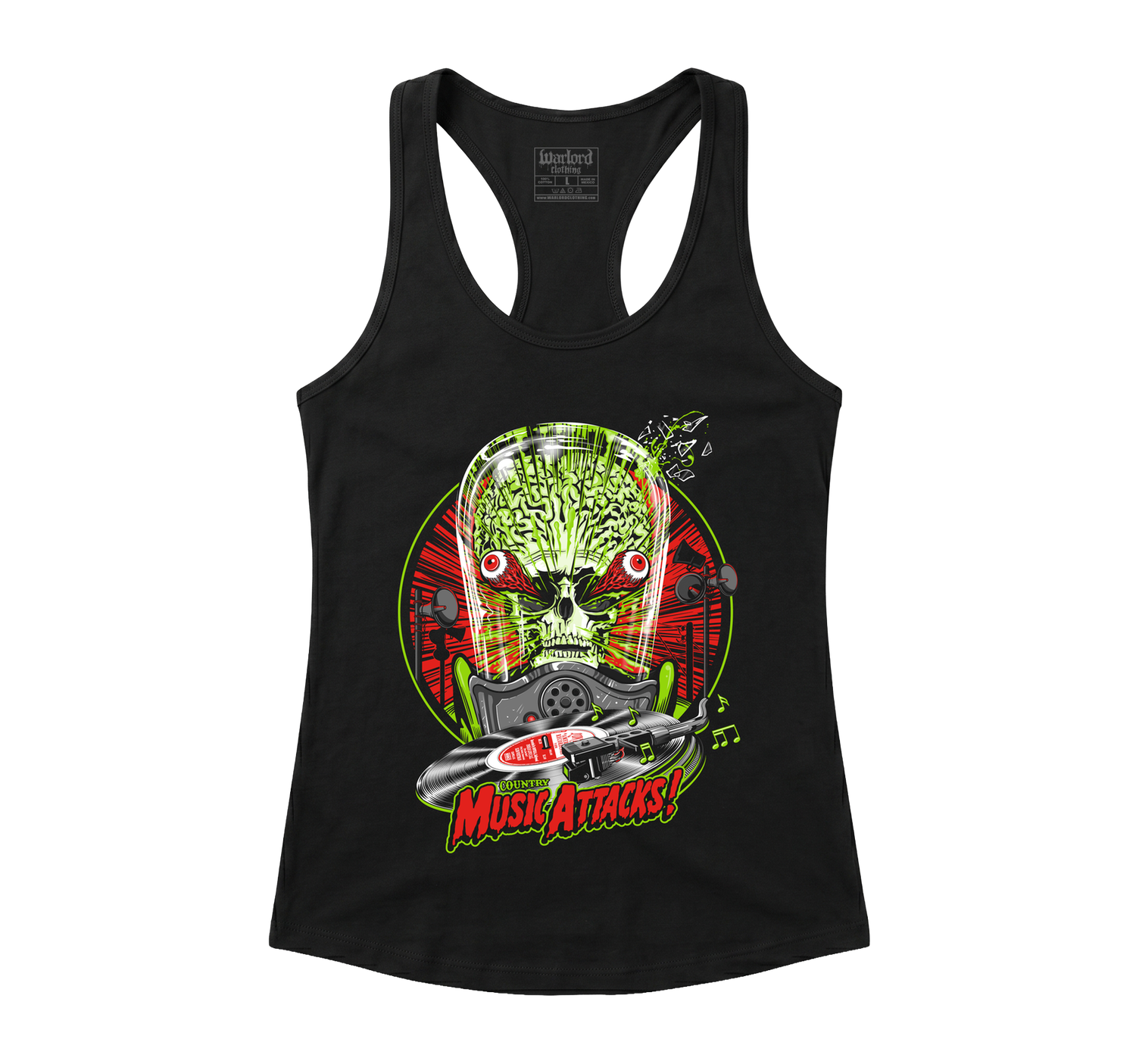 Music Attacks - Racerback Tank