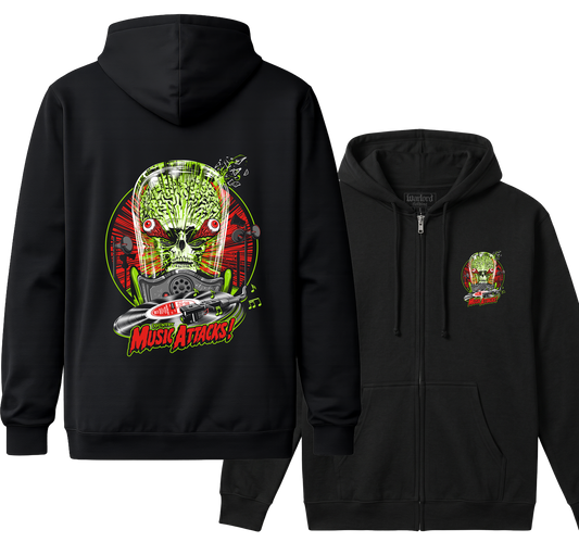 Music Attacks - Zipper Hoodie