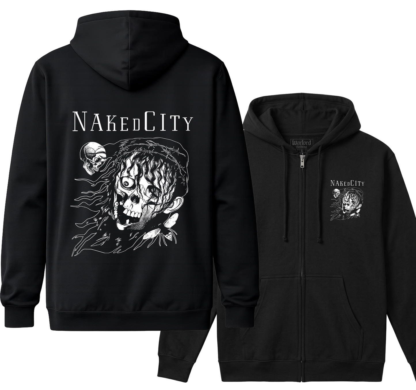 Naked City - Zipper Hoodie
