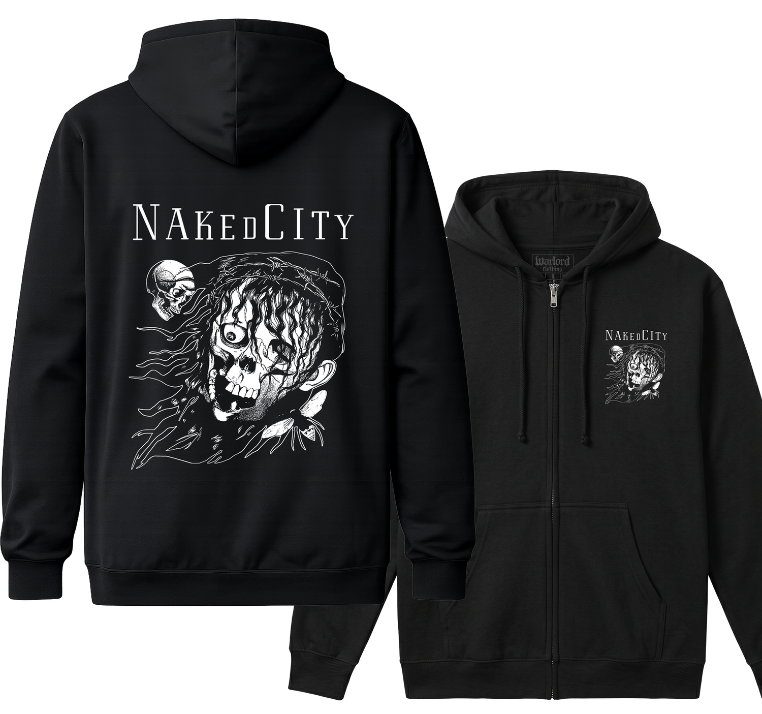 Naked City - Zipper Hoodie