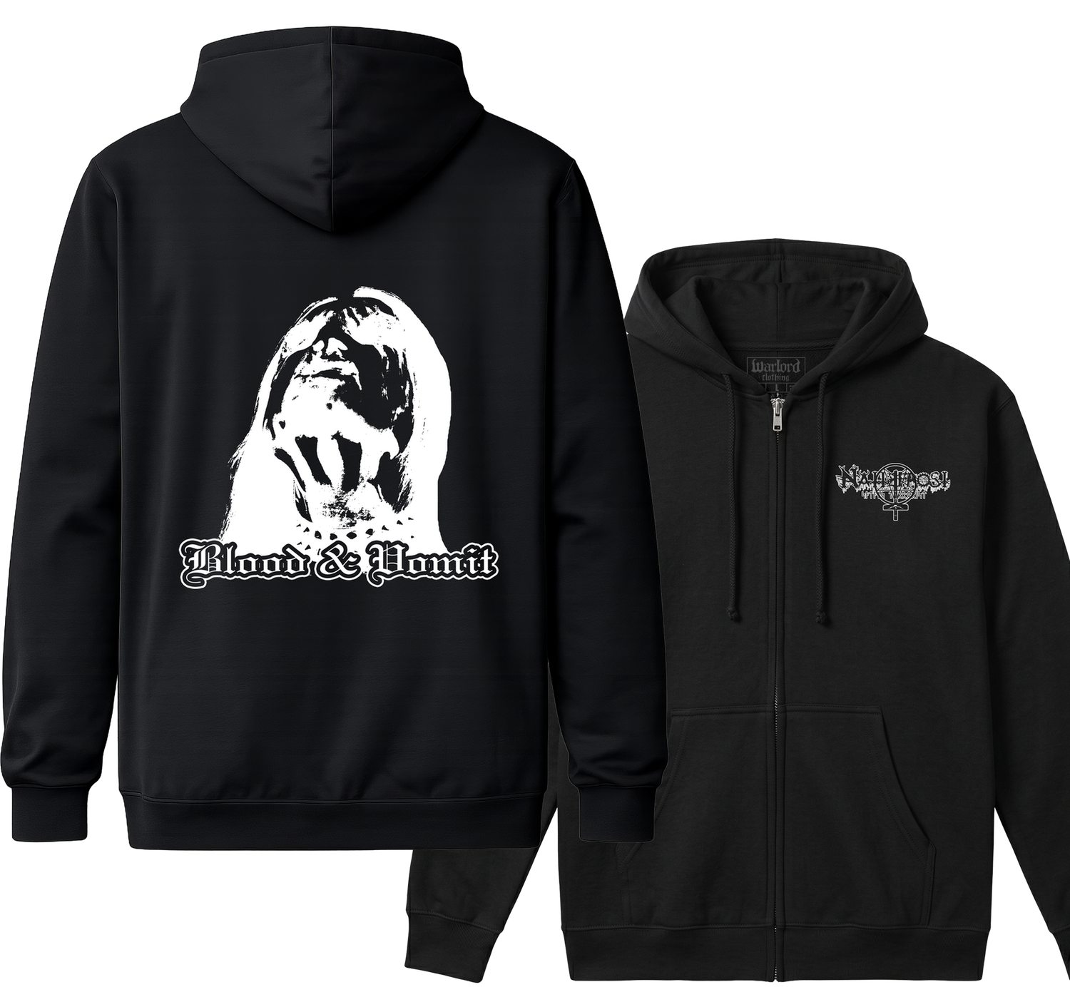 Nattefrost - Zipper Hoodie
