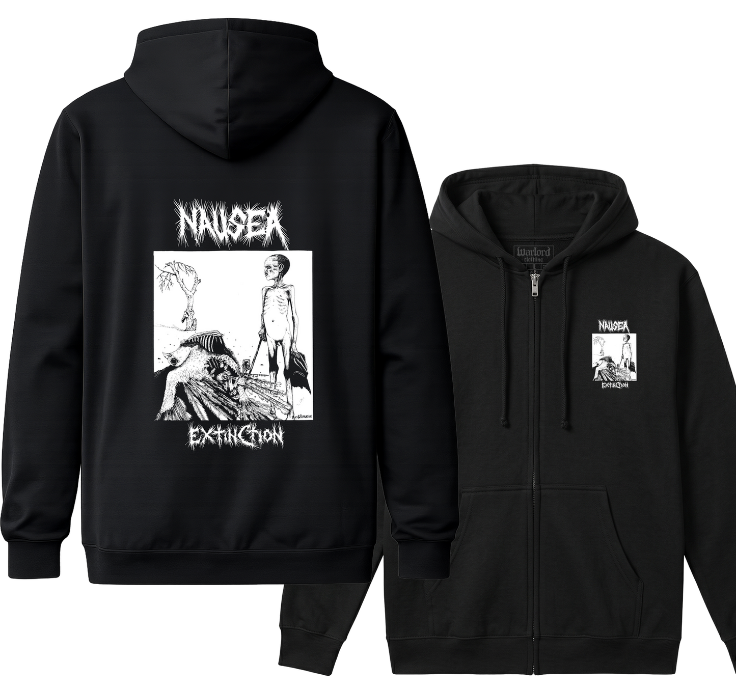 Nausea - Zipper Hoodie
