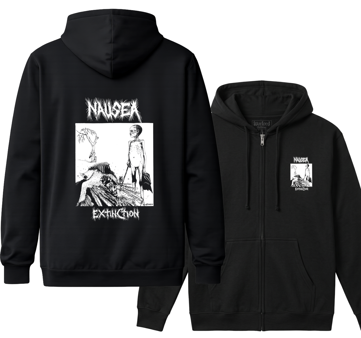Nausea - Zipper Hoodie
