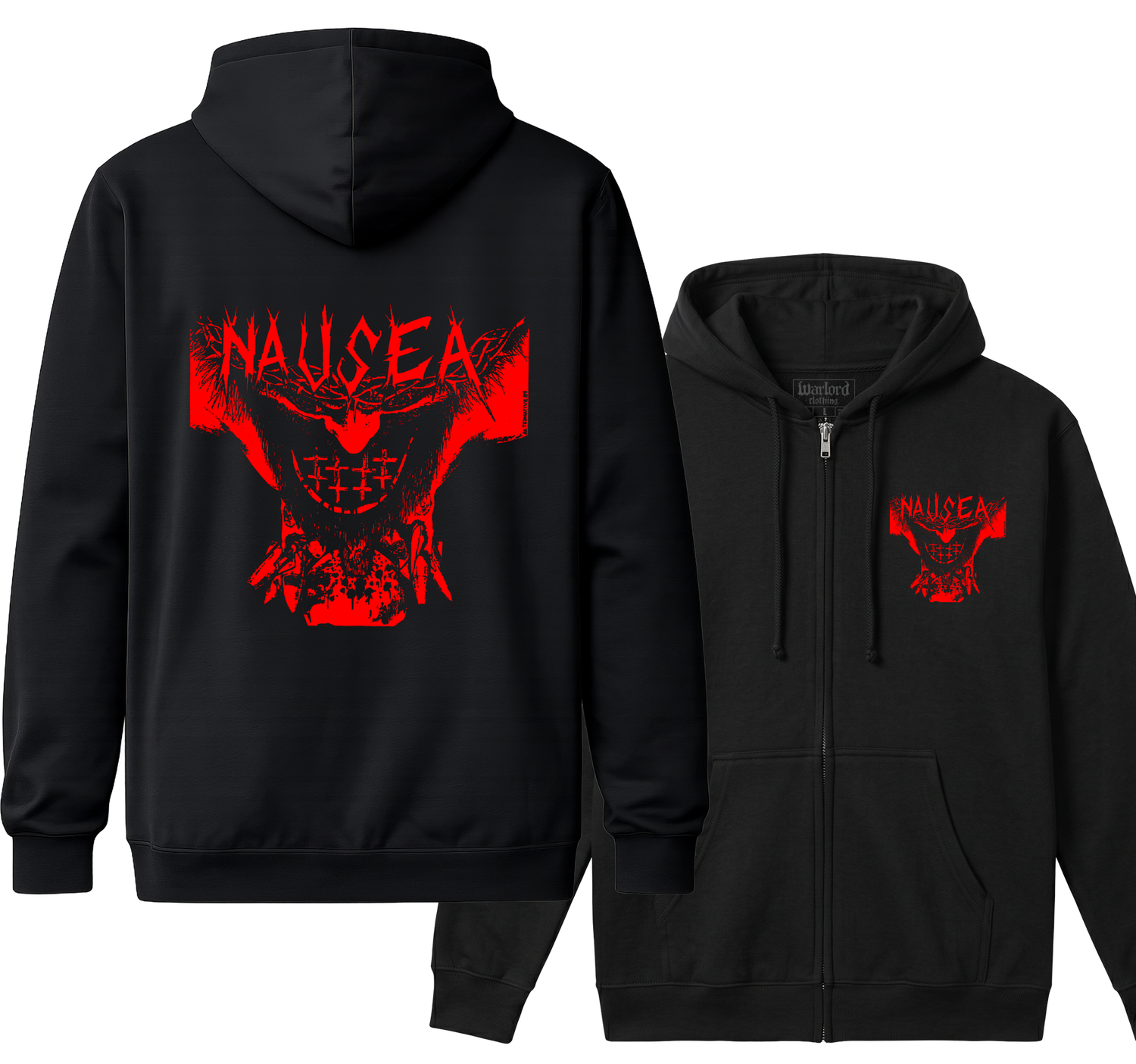 Nausea - Zipper Hoodie