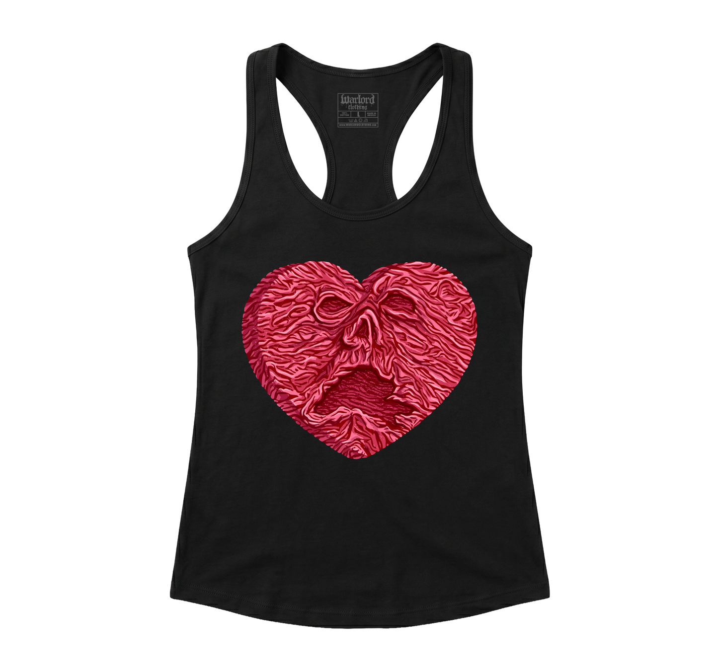 Necronomicon Heart - Racerback Tank