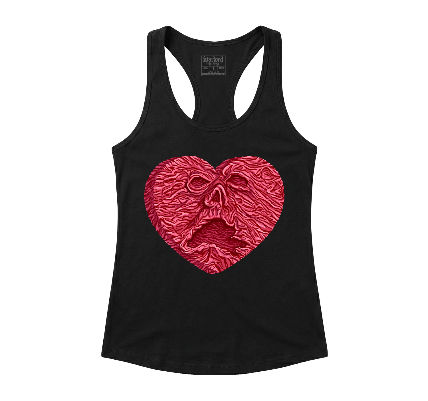 Necronomicon Heart - Racerback Tank