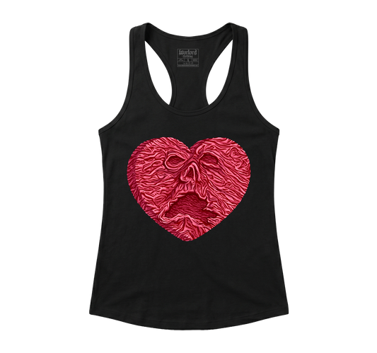 Necronomicon Heart - Racerback Tank