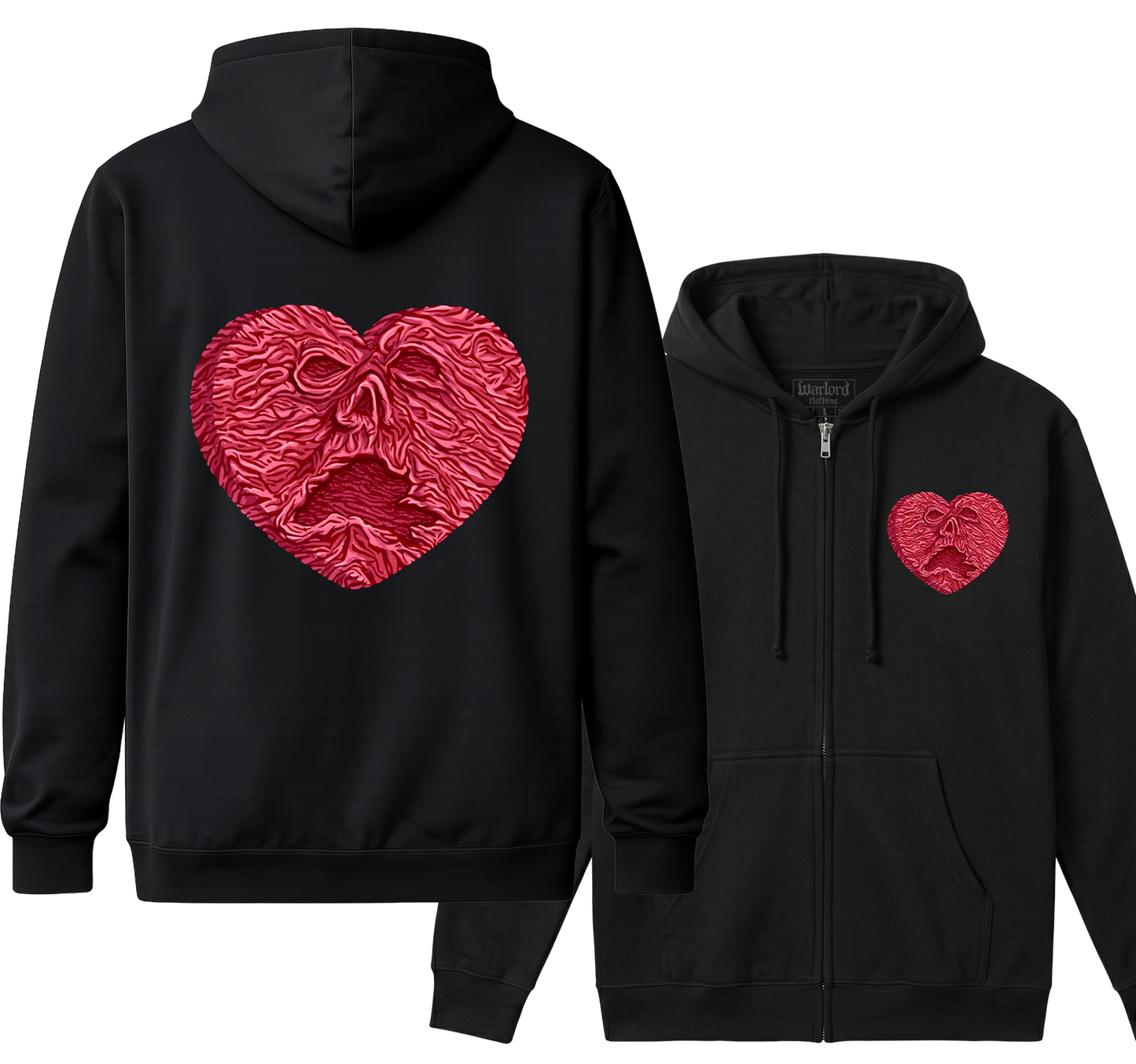Necronomicon Heart - Zipper Hoodie