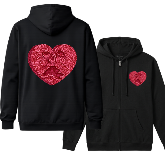 Necronomicon Heart - Zipper Hoodie