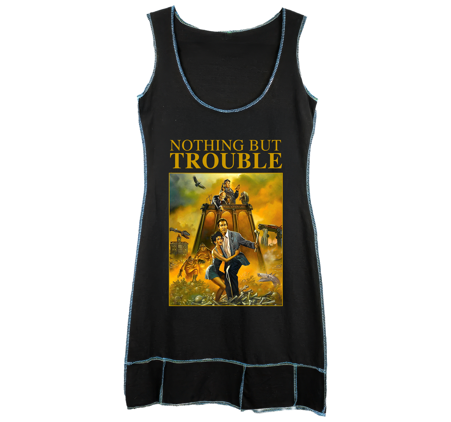 Nothing But Trouble - T-Shirt Dress
