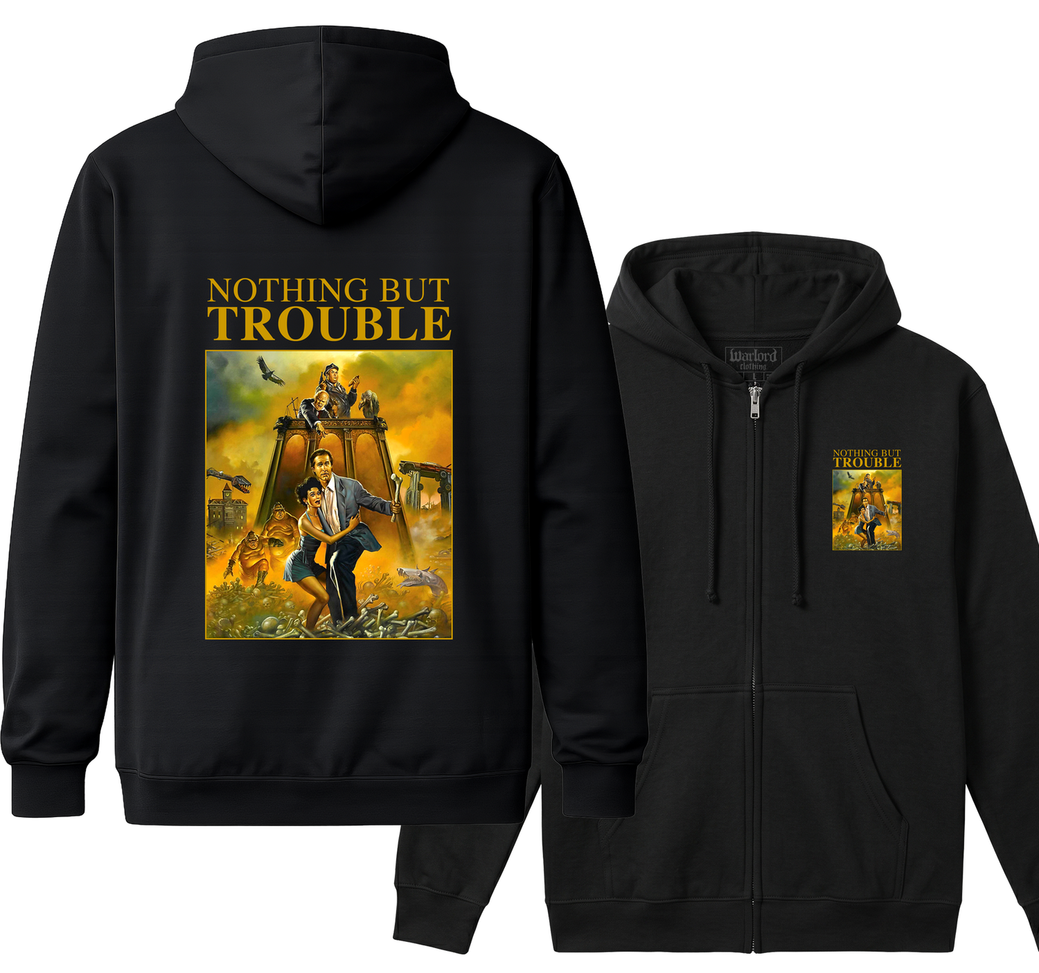 Nothing But Trouble - Zipper Hoodie