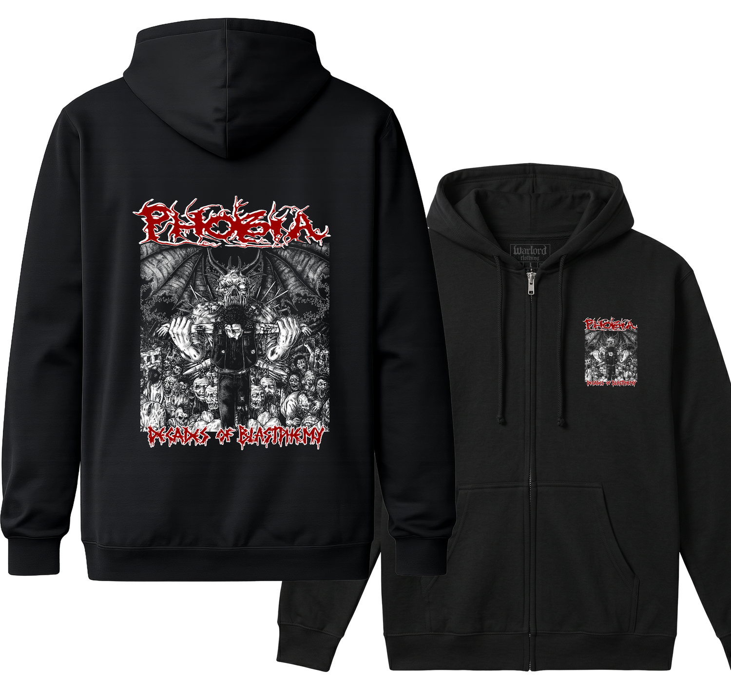 Phobia - Zipper Hoodie