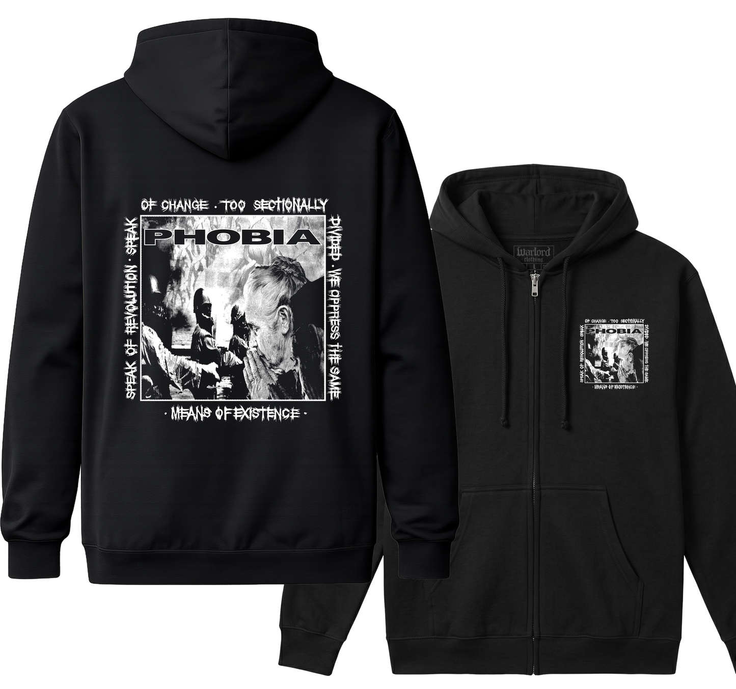 Phobia - Zipper Hoodie