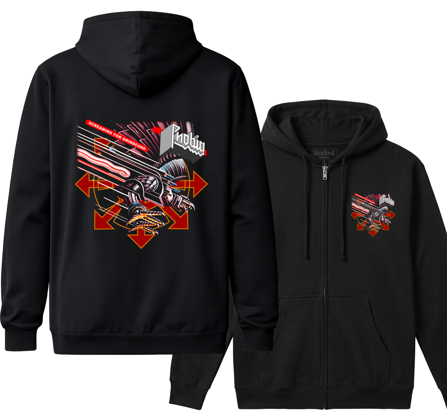 Phobia - Zipper Hoodie