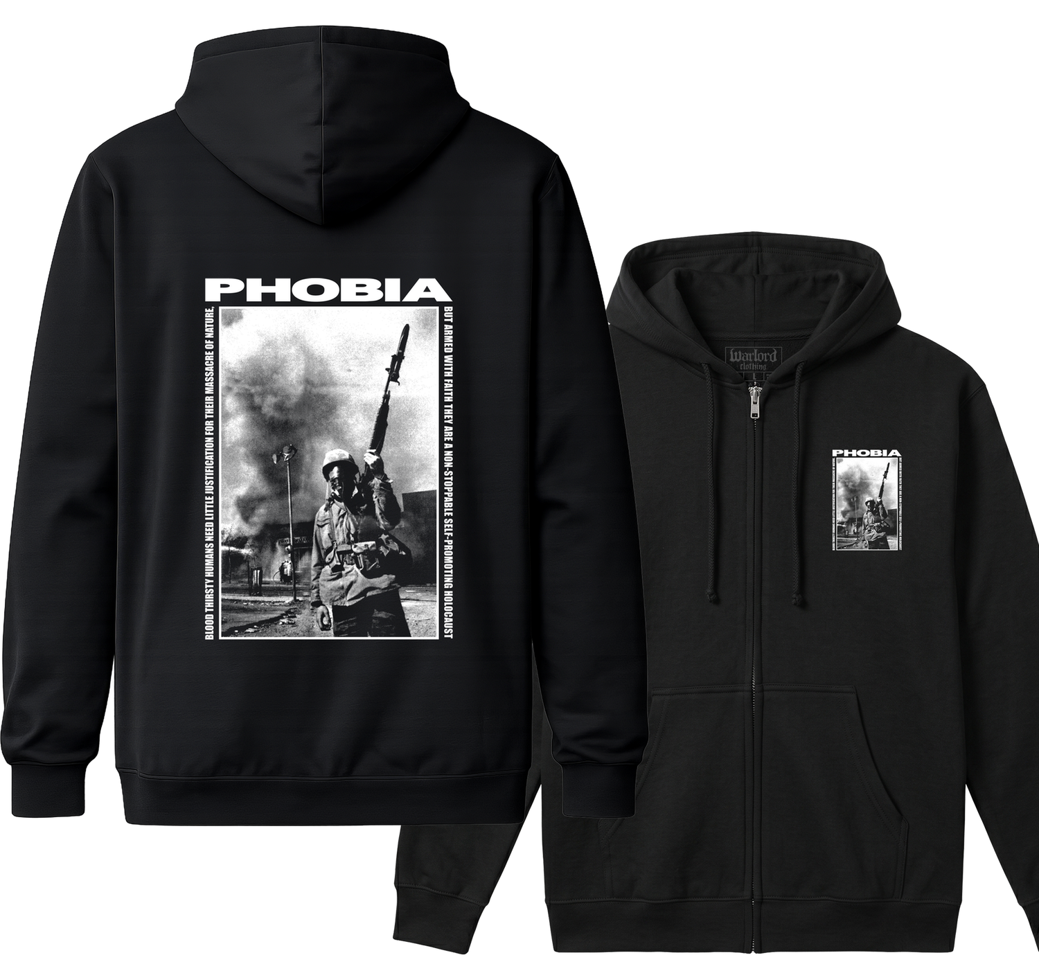 Phobia - Zipper Hoodie