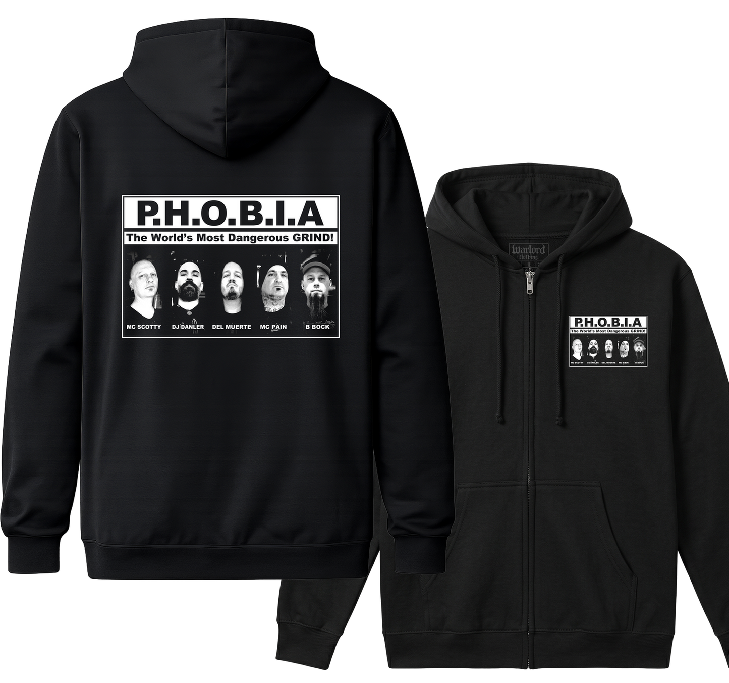 Phobia - Zipper Hoodie