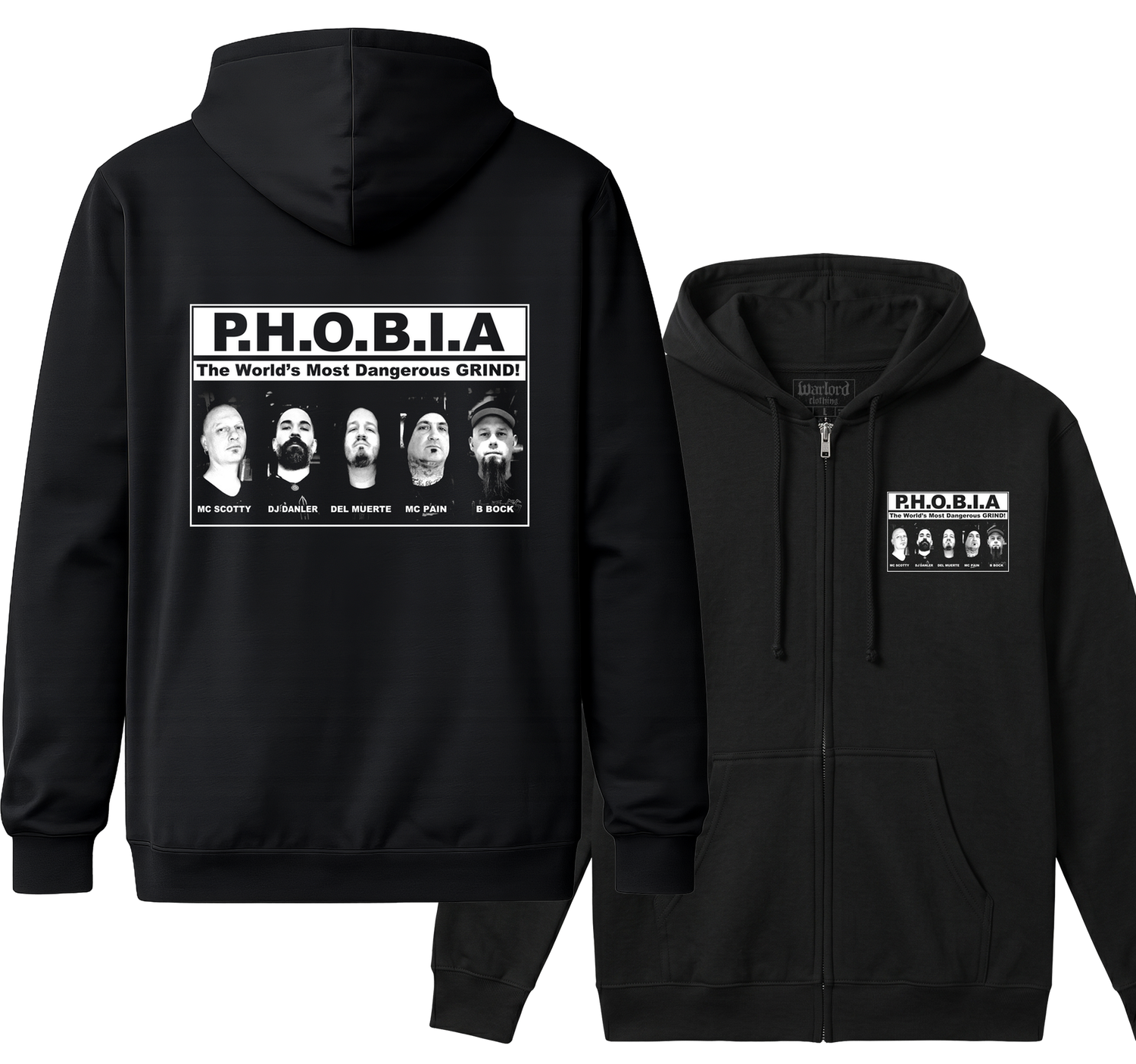 Phobia - Zipper Hoodie