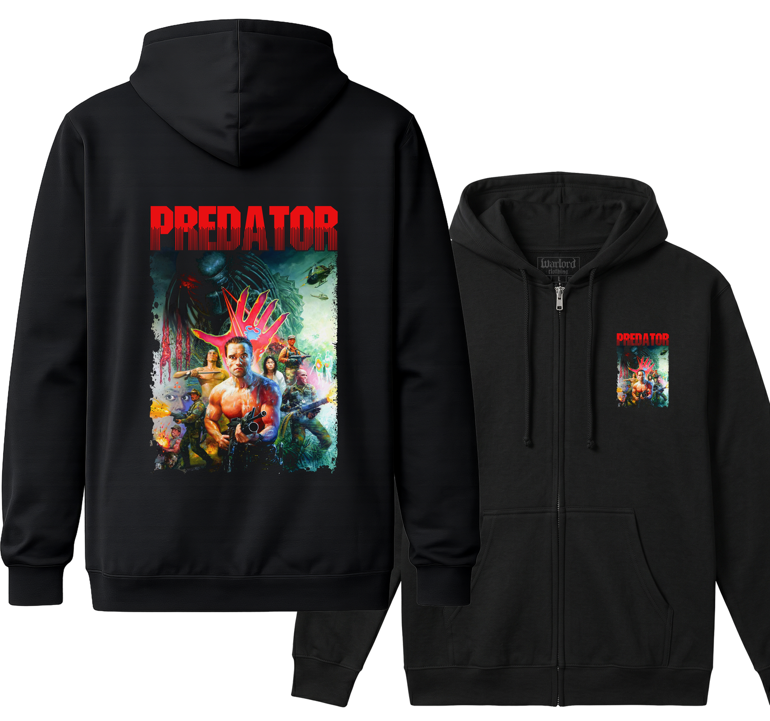 Predator Poster - Zipper Hoodie