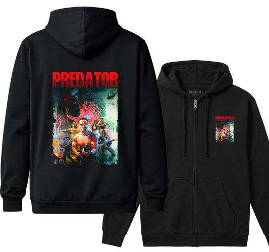 Predator Poster - Zipper Hoodie