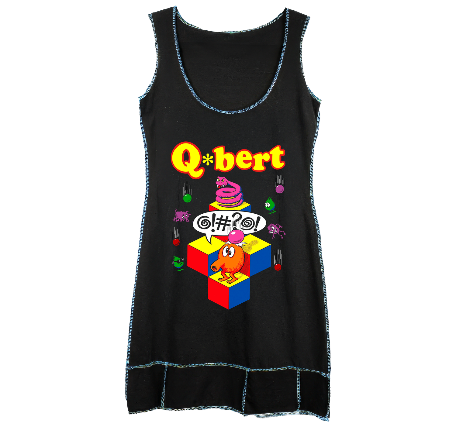 Q-bert - T-Shirt Dress