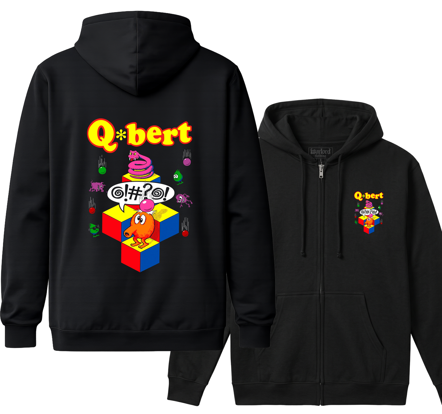 Q-bert - Zipper Hoodie
