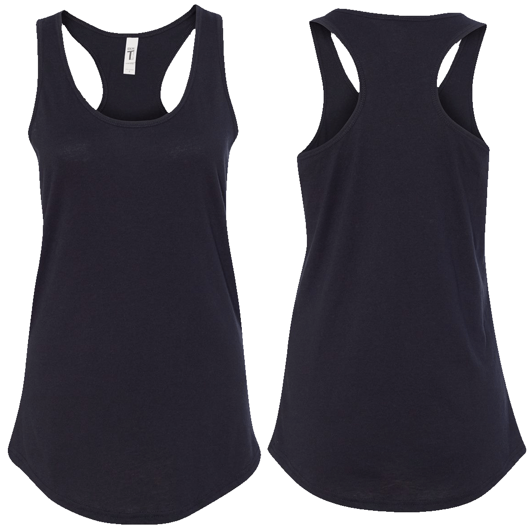 Racerback tank detail